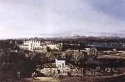 BELLOTTO, Bernardo View of the Villa Cagnola at Gazzada near Varese oil on canvas